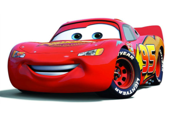 lightning mcqueen from the movie cars