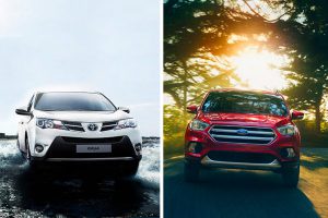 (Images via Ford and Toyota - Editorial)