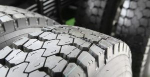 the treads of midsize truck tires