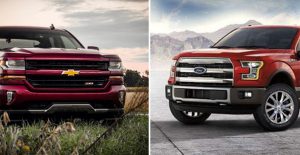 (images via Chevrolet and Ford - Editorial)