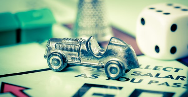 a toy car symbolizing a car trade in