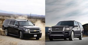 2024 Chevrolet Suburban vs. Ford Expedition