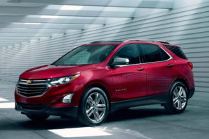 a red 2018 chevrolet equinox