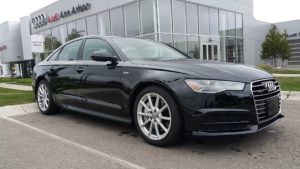 a black 2018 audi a6