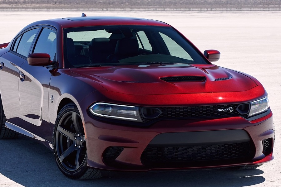 a red 2019 dodge charger