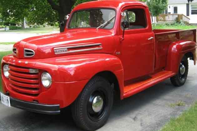 a red ford f-series