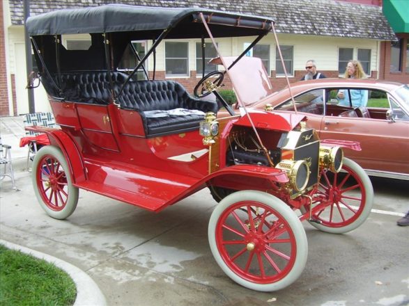 a red ford model t