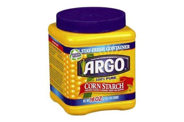 a container of cornstarch