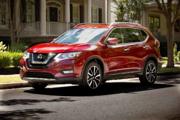 a 2019 red nissan rogue