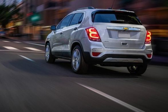 the beck end of a 2019 chevrolet trax