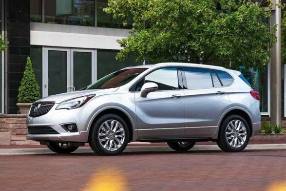 a silver 2019 buick envision
