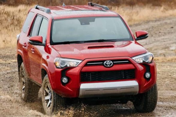a red toyota 4runner