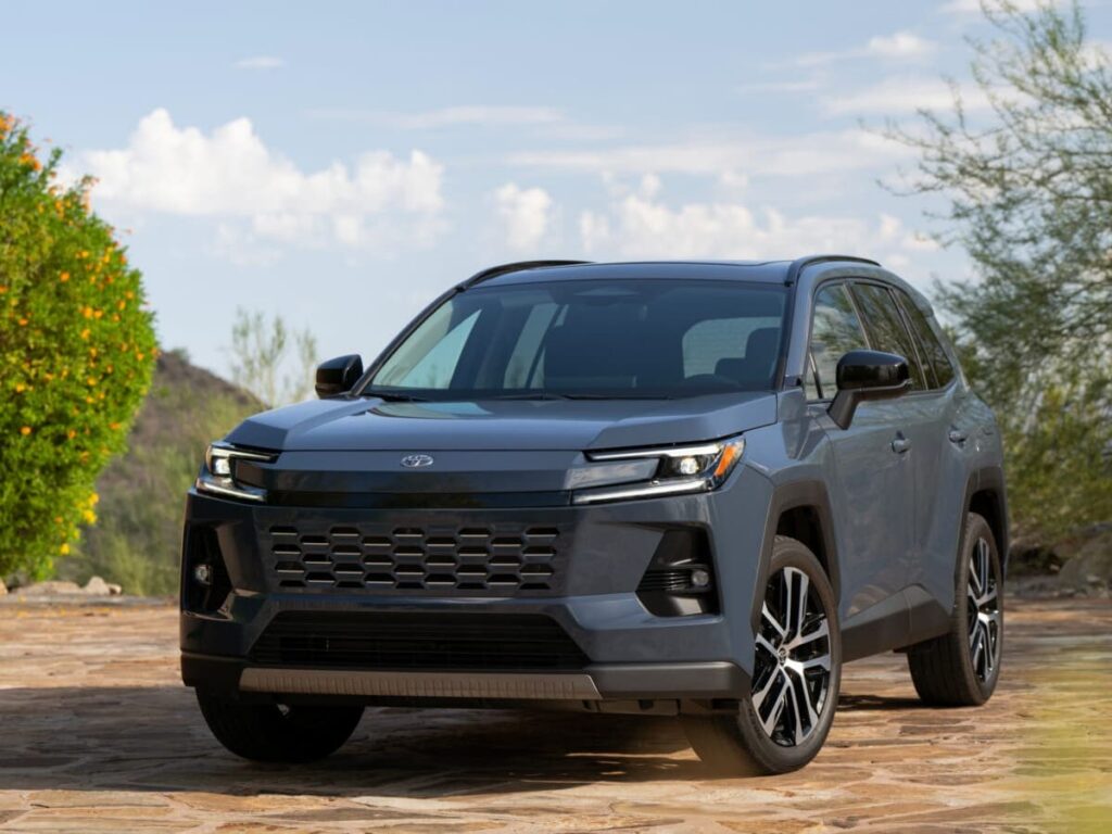 the exterior of the updated 2026 toyota rav4
